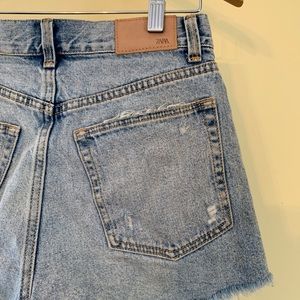 Zara High Waited denim shorts